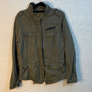 Olive Green Military Jacket